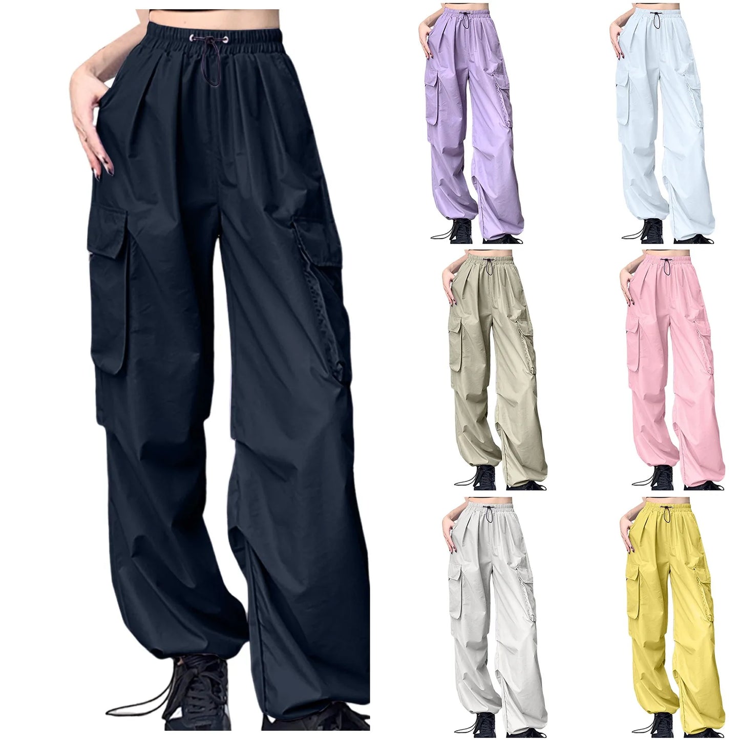 Women's Streetwear Baggy Pants Absorb Sweat for Comfortable Work